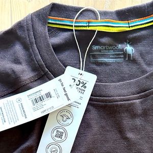 Smartwool Men's Classic Thermal Merino Base Layer Crew Size L in Shale Heather